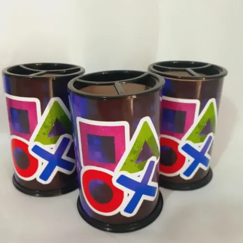 30 Porta Lápis Colorido Personalizado