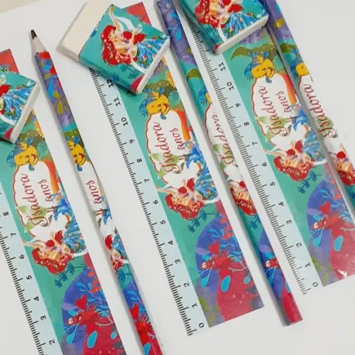 33 Kit Escolar Lembrancinhas Aniversário Personalizada