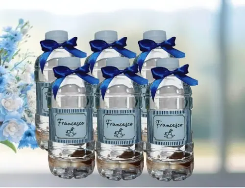 35 Garrafinhas de Agua com Rotulo Personalizado