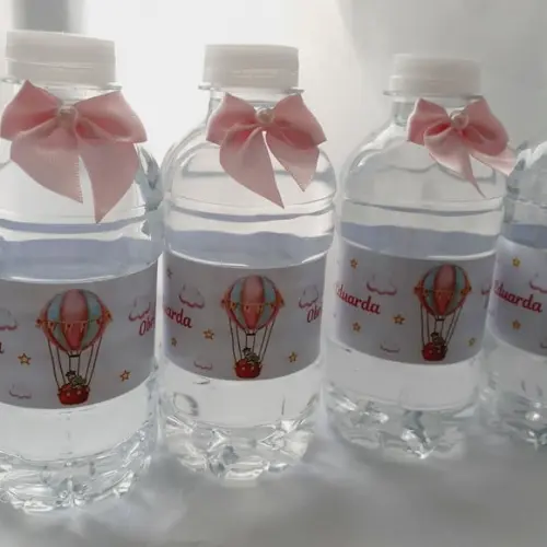 40 Garrafinhas Água 240ml Personalizada para Lembrancinhas