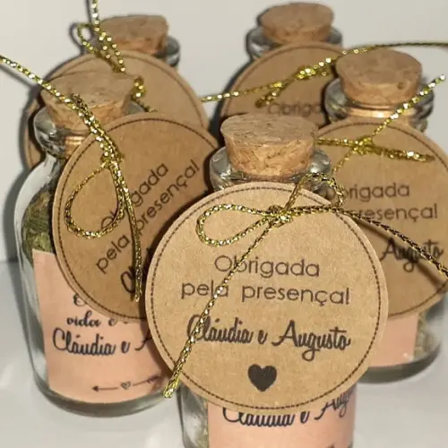 80 Garrafinhas para Tempero 60ml - Lembrancinhas Evento