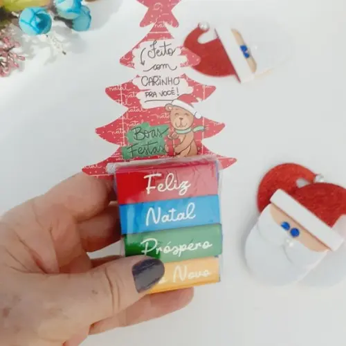 Bis Lembrancinha com Mensagens de Natal