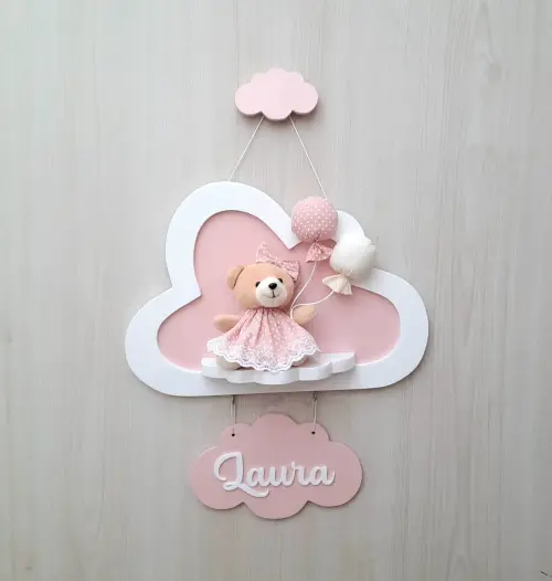 Porta maternidade e ítens decorativos