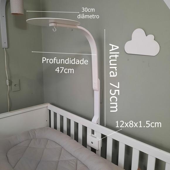 Mosquiteiro com Suporte para Berço de Grades Frufru
