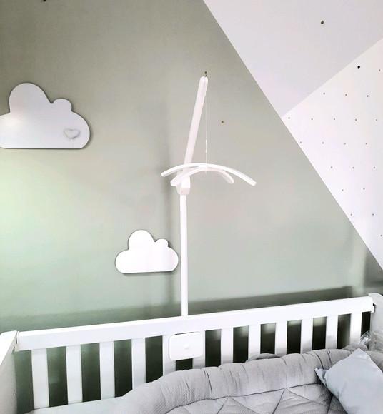 Suporte + x para Berço de Bebê