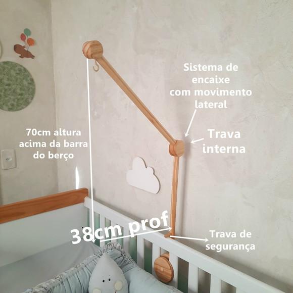 Suporte ou Estrutura para Móbiles de Berço Amigurumi