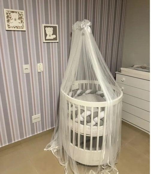 Mosquiteiro para Berço com Suporte