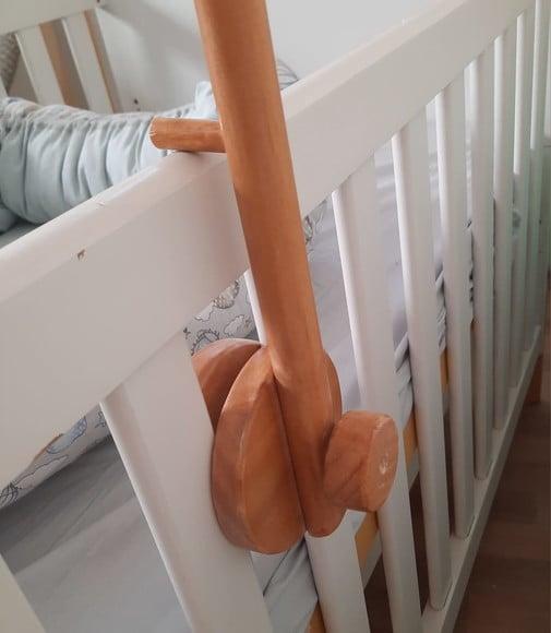 Suporte para Móbile Pinus Envernizado ou Branco