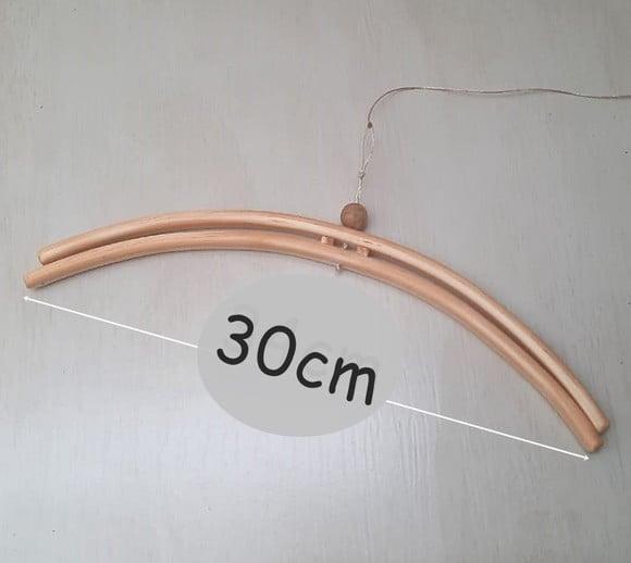Suporte x para Móbiles Curvado Pinus