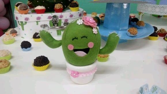 Lhama + Cacto Decoração
