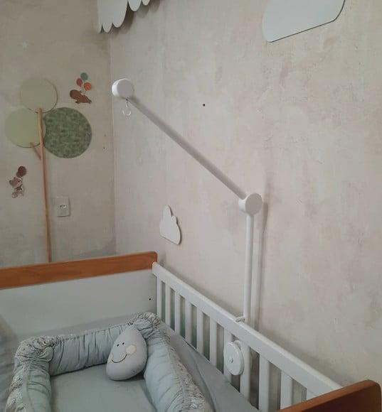 Suporte para Móbile Pinus Envernizado ou Branco