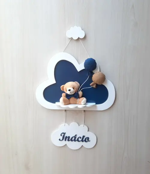 Enfeite de Porta Maternidade Ursinho