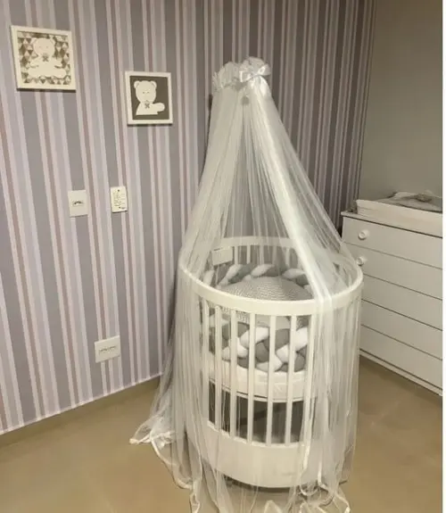 Mosquiteiro para Berço com Suporte