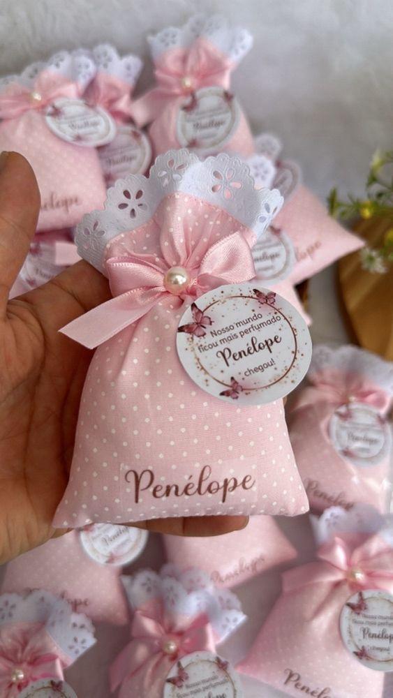Lembrancinhas Sachês Perfumados Chá de bebê  Nascimento