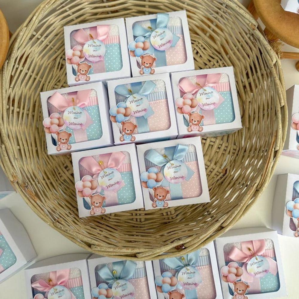 Toalhinhas de Mão Lembrancinhas Chá Revelação