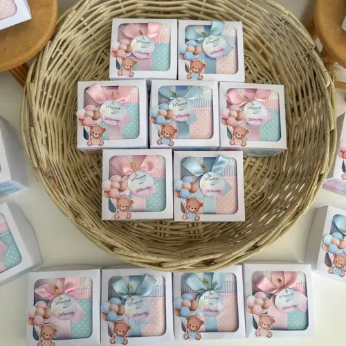 Toalhinhas de Mão Lembrancinhas Chá Revelação