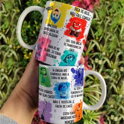 Caneca de Porcelana Personalizada Divertidamente