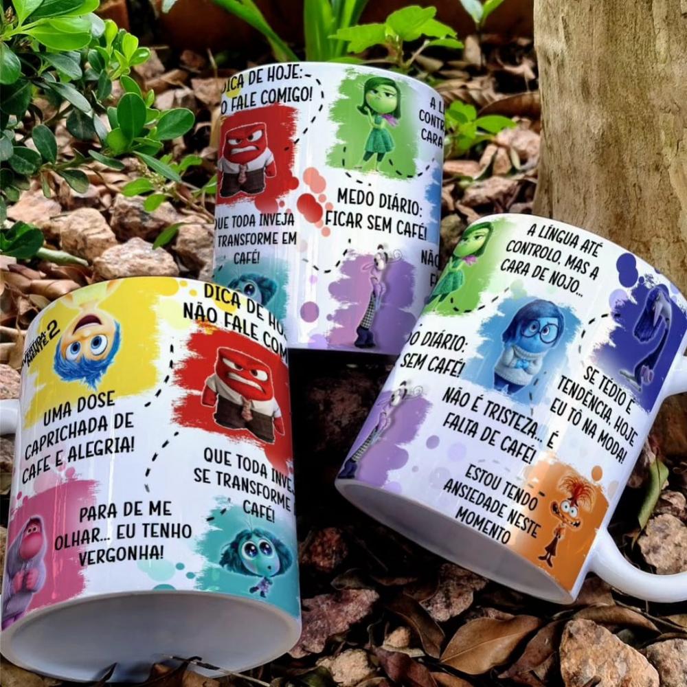 Caneca de Porcelana Personalizada Divertidamente