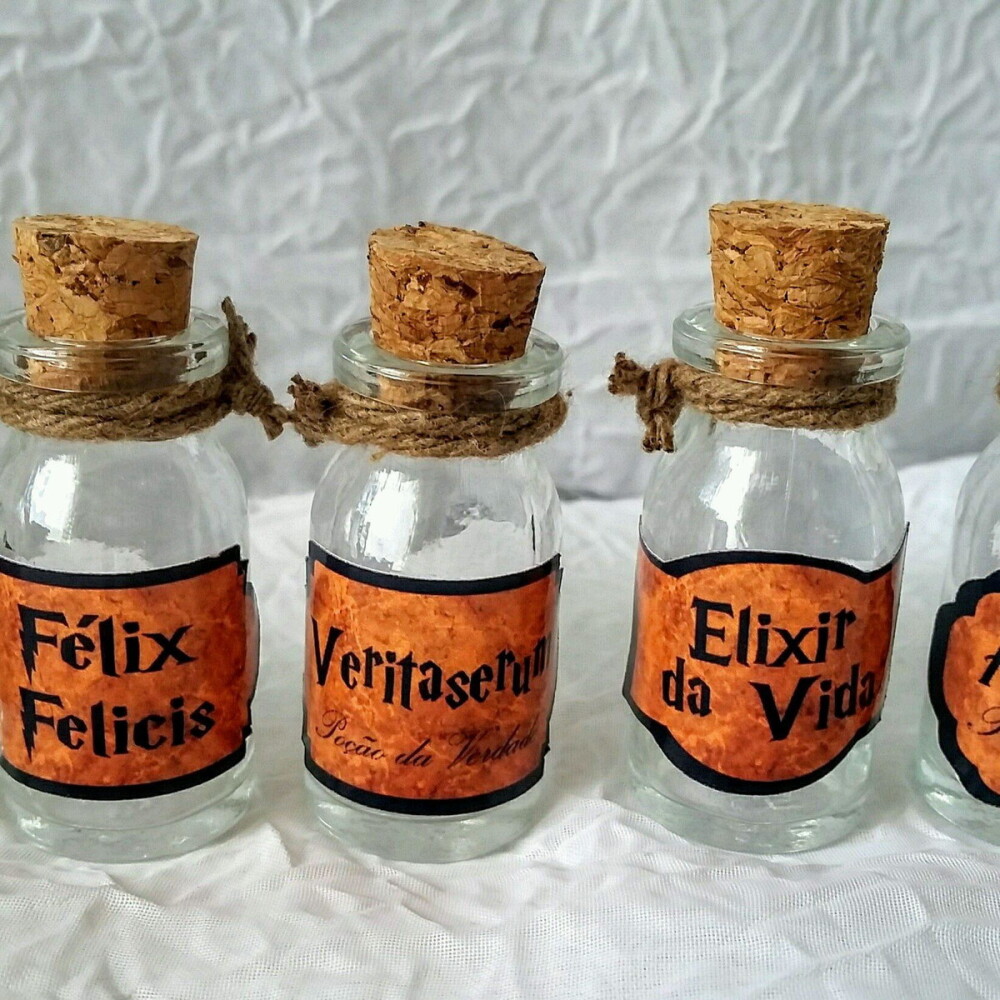 Garrafinhas Poçoes Magicas Harry Potter