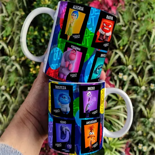 Caneca de Porcelana Personalizada Divertidamente