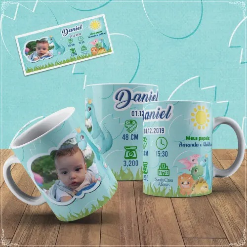 CANECA DE PORCELANA NASCIMENTO