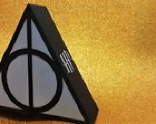 LUMINARIA RELIQUIA DA MORTE HARRY POTTER