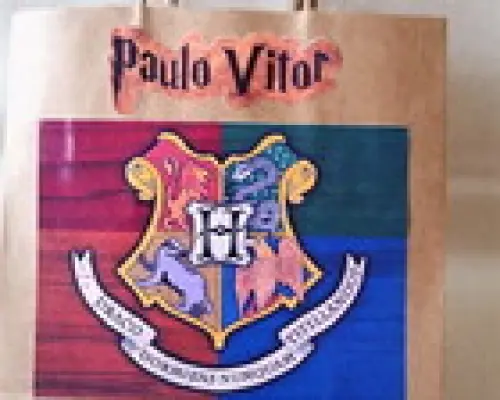 Sacolinha Kraft Harry Potter
