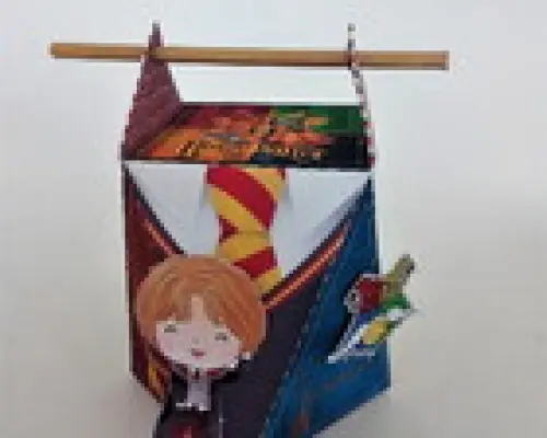 Caixa Triangulo Harry Potter