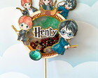 Topo de Bolo Shaker Harry Potter