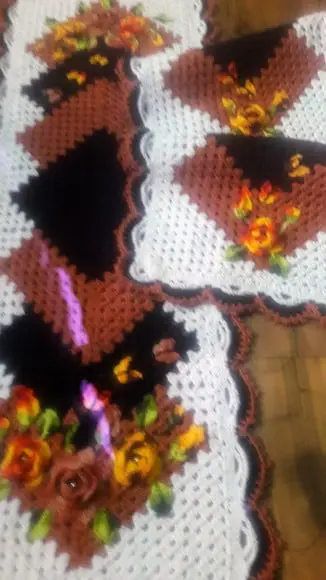 Jogo de Passadeira em Crochê