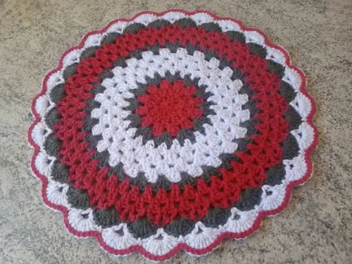 Sousplat Crochê Natalino (kit com 3)