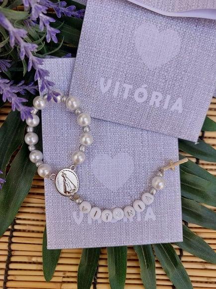 10 Mini Tercinhos Personalizados com Inicial