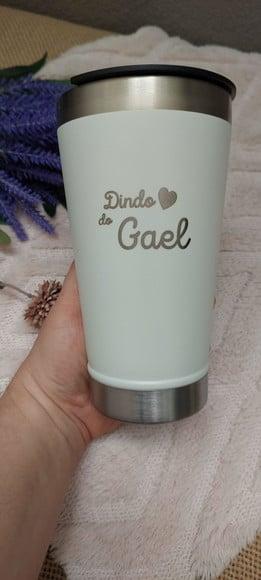 Caixa Padrinho com Copo Térmico de Inox