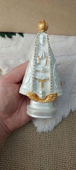 Caixa Padrinhos com Toalha, Vela, Terço e Imagem