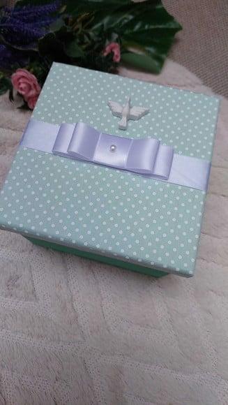 Caixa Personalizada para Batismo 13x13x10