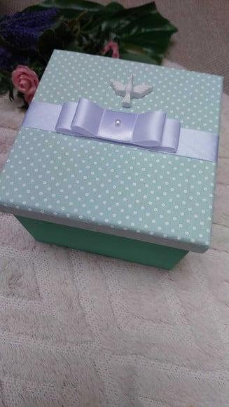 Caixa Personalizada para Batismo 13x13x10