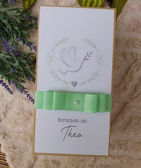 Caixa Personalizada para Batismo 10x20x8 cm
