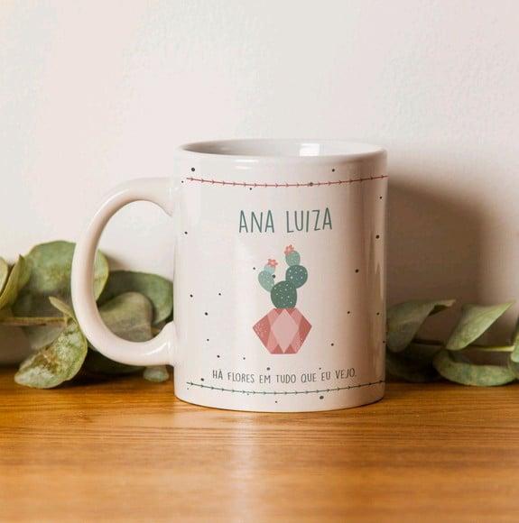 Caneca Cactos Personalizada