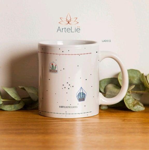 Caneca Cactos Personalizada
