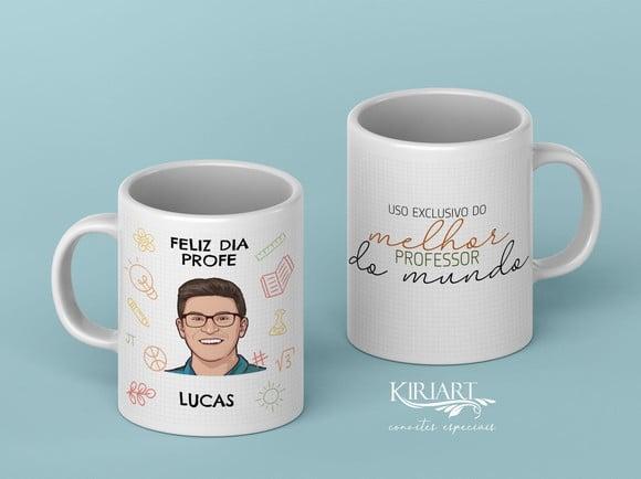 Caneca Caricatura Dia Do Professor