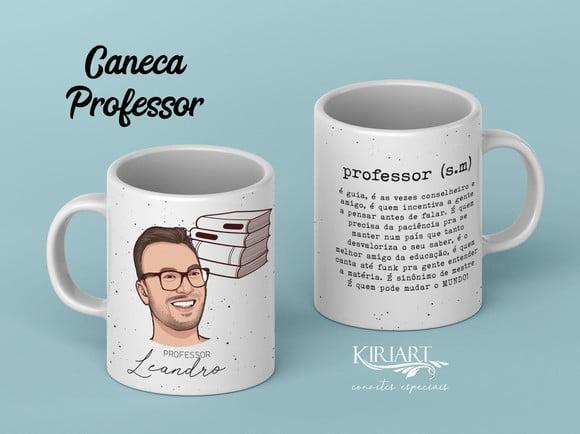 Caneca Caricatura Dia Do Professor