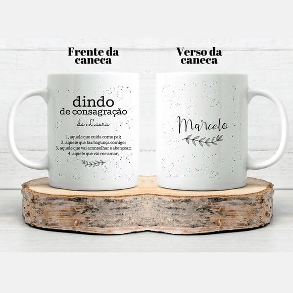 Caneca Madrinha ou Padrinho de Consagração