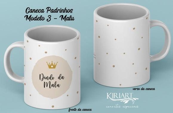 Caneca para Padrinhos de Batismo