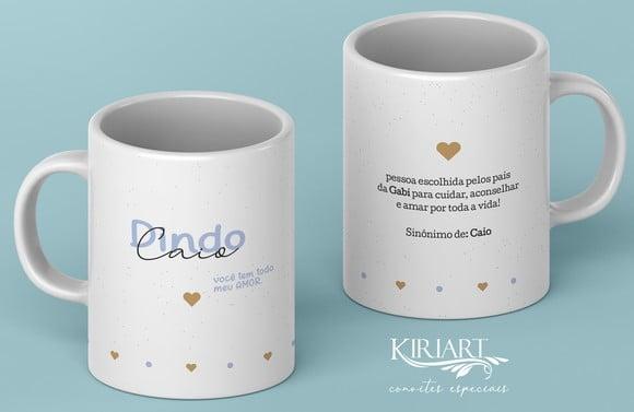 Caneca para Padrinhos de Batismo (unitário)