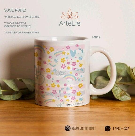 Caneca Unicórnio Personalizada