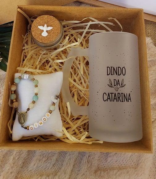 Convite ou Lembrança para Padrinhos de Batismo
