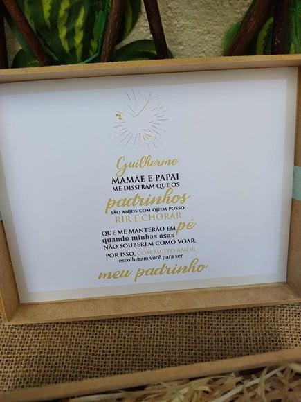 Convite Padrinho Batismo