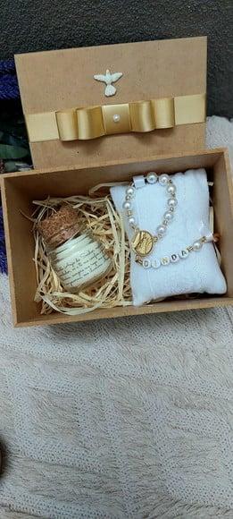 Convite para Padrinhos com Terço e Vela (dindo ou Dinda)