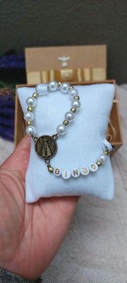 Convite para Padrinhos com Terço e Vela (dindo ou Dinda)
