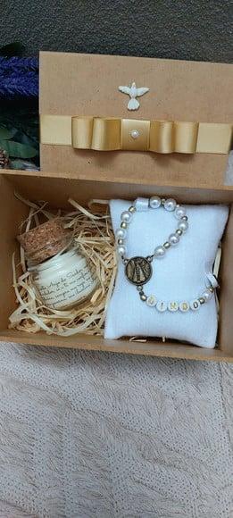 Convite para Padrinhos com Terço e Vela (dindo ou Dinda)